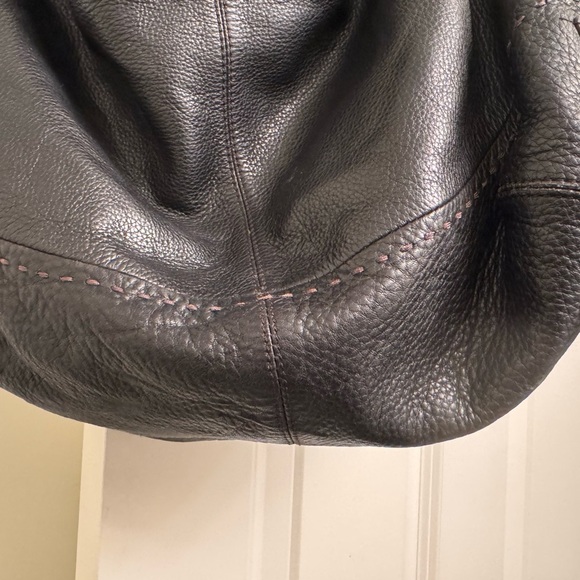 Cole Haan Black Leather Hobo Bag - Picture 5 of 6